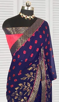 Stylish Women Art Silk Saree with Blouse piece-thumb1