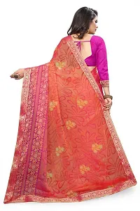 Stylish Women Chiffon Saree with Blouse piece-thumb2