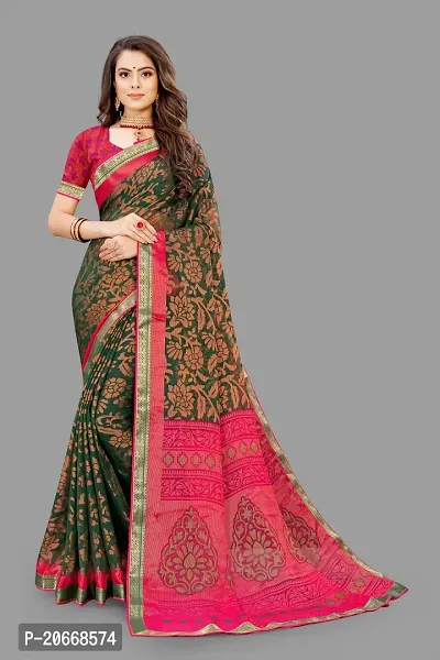 Stylish Women Chiffon Saree with Blouse piece