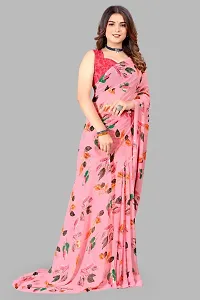 Stylish Women Georgette Saree with Blouse piece-thumb4