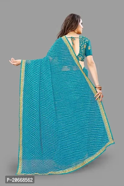 Stylish Women Chiffon Saree with Blouse piece-thumb4