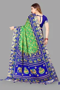 Stylish Women Georgette Saree with Blouse piece-thumb1