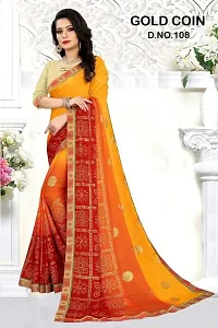 Stylish Women Georgette Saree with Blouse piece-thumb3