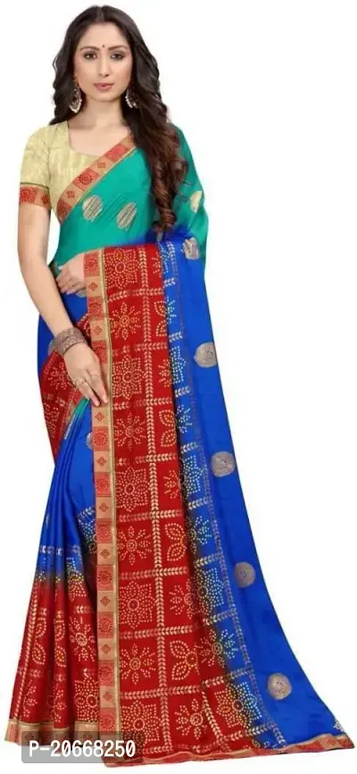 Stylish Women Georgette Saree with Blouse piece-thumb2