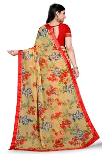 Stylish Women Georgette Saree with Blouse piece-thumb1