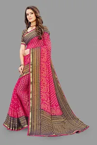 Stylish Women Chiffon Saree with Blouse piece-thumb1