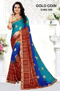 Stylish Women Georgette Saree with Blouse piece-thumb4