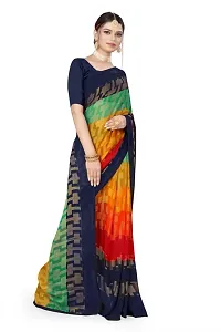 Stylish Women Chiffon Saree with Blouse piece-thumb1