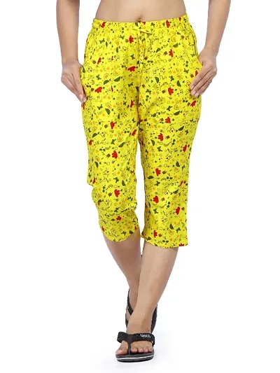 cotton fashionable capris for womens 