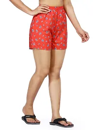 cotton printed latest design shorts for women-thumb1
