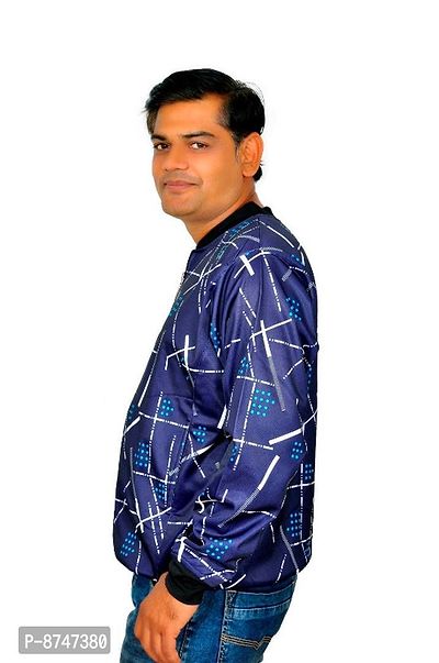 Classic Blended Printed Jackets for Men-thumb2