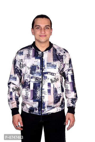 Classic Polycotton Printed Jackets for Men