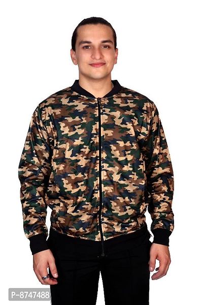 Classic Polycotton Printed Jackets for Men