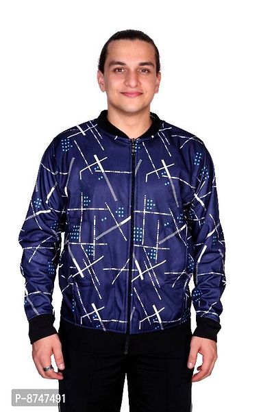 Classic Polycotton Printed Jackets for Men-thumb0