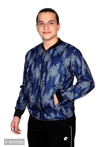 Classic Polycotton Printed Jackets for Men-thumb2
