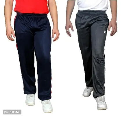 Fancy Polycotton Track Pants for Men Pack of 2