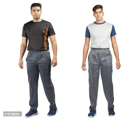 Fancy Polycotton Track Pants for Men Pack of 2-thumb0