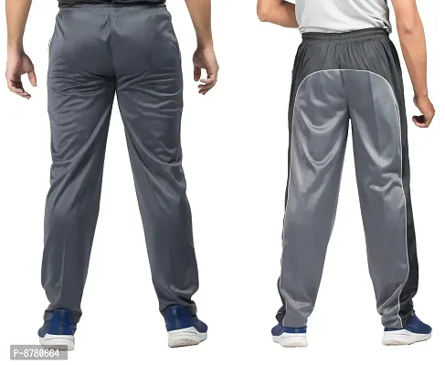 Fancy Polycotton Track Pants for Men Pack of 2-thumb2