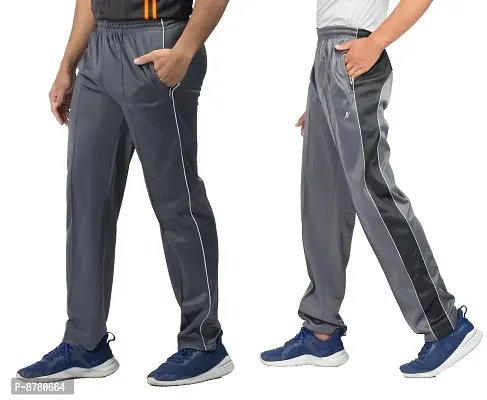 Fancy Polycotton Track Pants for Men Pack of 2-thumb4
