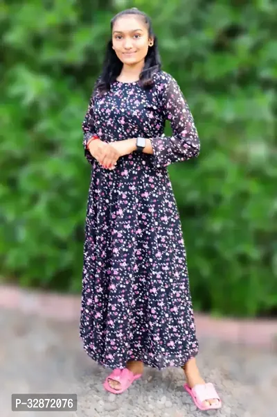 Reliable Viscose Printed Anarkali Kurta For Women-thumb0