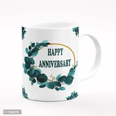 Happy Anniversary Day Coffee Mug | Gifts for Husband Wife Bhaiya Bhabhi Friend | Ceramic Mug