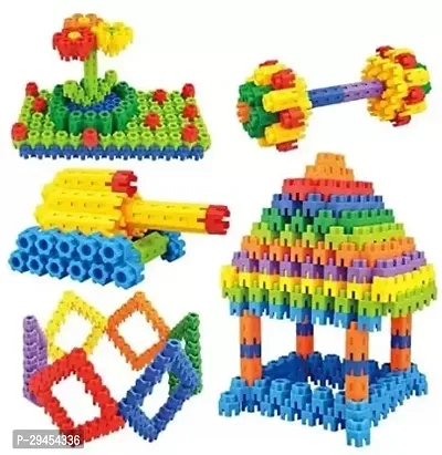 Classic Hexagon Educational Building Blocks | Non-Toxic Kids Building Block 50Pcs Multicolor