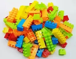 Classic 200 Pieces Building Blocks For Kids With Wheel Age 3+ Kids Building Block Toys Multicolor-thumb1