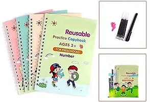 Classic Sank Magic Practice Copybook 4 Book and 5 Refill and 1 Pen and 1 Grip Multicolor-thumb2