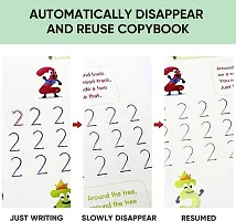 Classic Sank Magic Copybook Kids Book 4 Book and 10 Refill, Magical Calligraphy Books Multicolor-thumb2