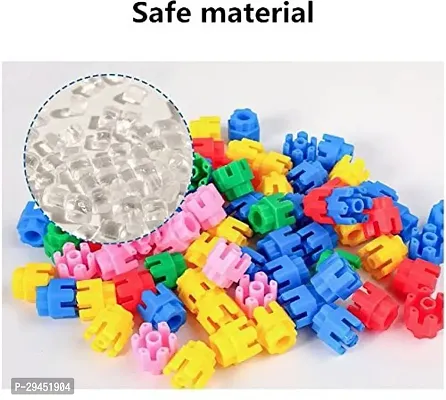 Mayne Hexagon Educational Building Blocks , Non-Toxic Kids Building Block 60Pcs-thumb2