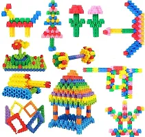 Classic Hexa Blocks 100 Pieces| Constructive Play Blocks | Creative And Learning Multicolor-thumb2