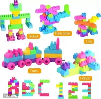 Mayne Diy Plastic Building Blocks For Kids 40+ Pcs-thumb2