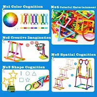 Classic Building Smart City Blocks Kids Mind Activity And Learning Pipe Blocks 60Pcs Multicolor-thumb2