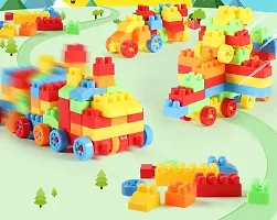 Arizon Diy Premium Plastic Building Blocks For Kids 40+ Pcs Multicolor-thumb3