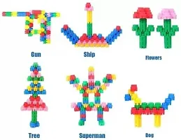 Classic Hexagon Educational Building Blocks | Non-Toxic Kids Building Block 50Pcs Multicolor-thumb1