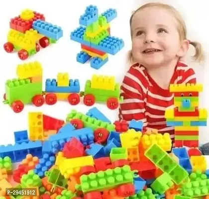 Mayne Diy Plastic Building Blocks For Kids 40+ Pcs-thumb0