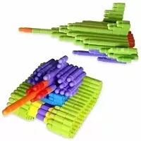 Classic Building Blocks Toys For Kids Education 100 Bullet Blocks Multicolor-thumb1