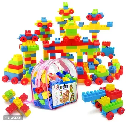 Arizon Diy Premium Plastic Building Blocks For Kids 40+ Pcs Multicolor-thumb2