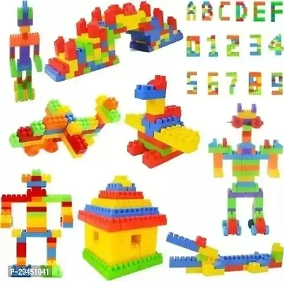 Mayne 2 In 1 Combo Of 50 Pcs Diy Building Blocks And 100 Pcs Straw Assembly Blocks-thumb2