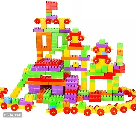 Arizon Diy Plastic Building Blocks Toy Set Creative Learning Educational Block Toys 125 Pieces-thumb2