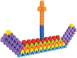 Classic Non-Toxic Kids Building Block | Hexagon Educational Building Blocks 60Pcs Multicolor-thumb1