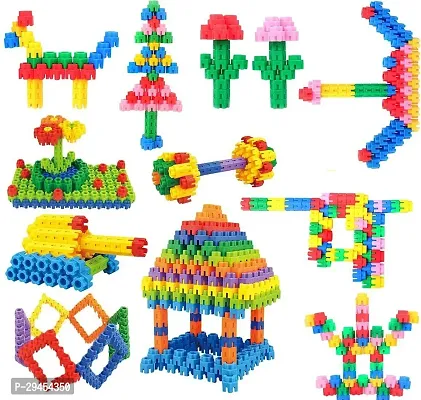 Classic Combo Of Diy Blocks 40Pcs and Hexagon Blocks 60Pcs Multicolor-thumb3