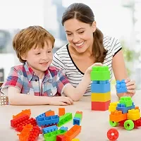 Arizon Diy Premium Plastic Building Blocks For Kids 40+ Pcs Multicolor-thumb2