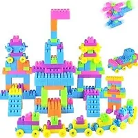 Classic Creative Minds Assembly: 42 Pieces + 8 Tyres Multi-Colored Diy Blocks_300 Multicolor-thumb2