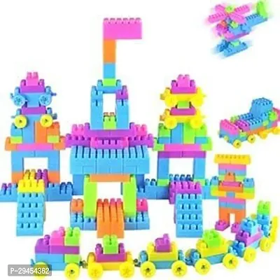 Classic Creative Minds Assembly: 42 Pieces + 8 Tyres Multi-Colored Diy Blocks_300 Multicolor-thumb3