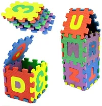 Desicart Kids Alphabet Interlocking Puzzle Mat Tiles Abc And Digits Educational Toy 36 Pieces-thumb3