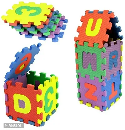 Desicart Kids Alphabet Interlocking Puzzle Mat Tiles Abc And Digits Educational Toy 36 Pieces-thumb4