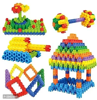 Mayne Hexagon Blocks 100 Pieces, Constructive Play Blocks , Creative And Learning-thumb0