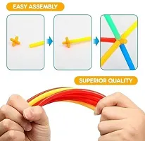 Classic Creative Minds: 100Pcs Straw Assembly Blocks For Kids Education_2177 Multicolor-thumb3