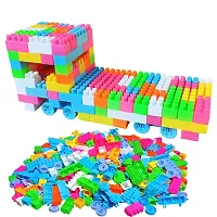 DIY Plastic Small Size Building Blocks for Kids100, Puzzle for Children Educational  Learning Toy for Girls  Boys-thumb1